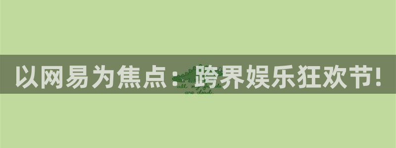 恩佐娱乐：以网易为焦点：跨界娱乐狂欢节!